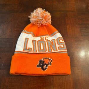 CFL BC Lion Winter Hat Tuque Football